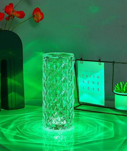 Color Changing Touch Lamp-Touch Control Bedside Lamp with USB Port