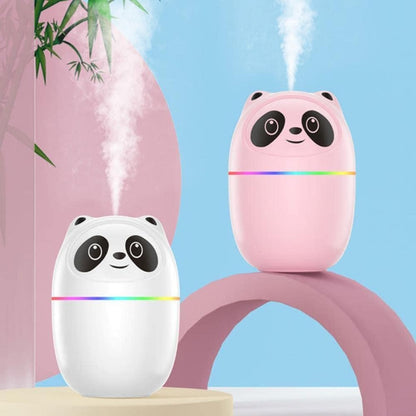 Portable Mini Panda Humidifier with Multicolor Night Light